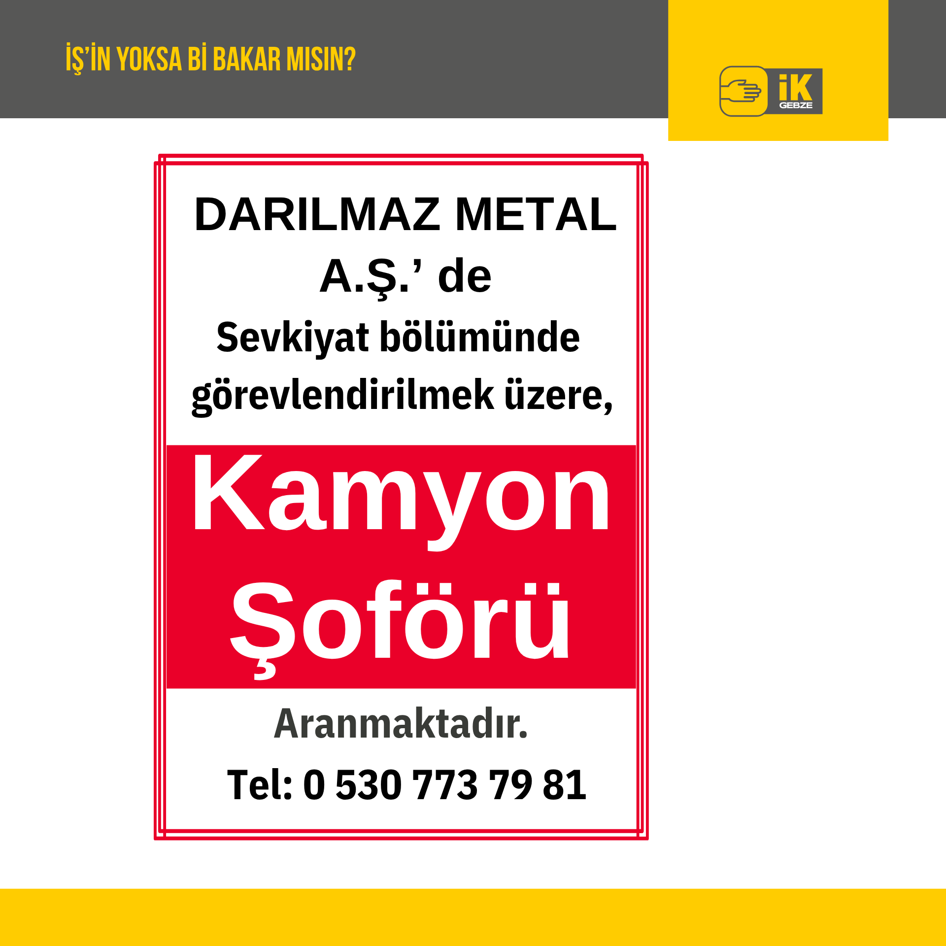 Kamyon Şoförü
